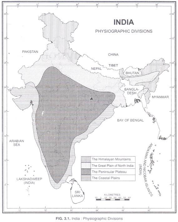 India: Physiographic Divisions