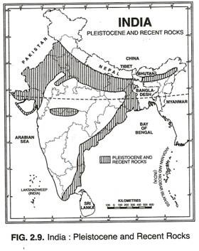 India: Pleistocene and Recent Rocks